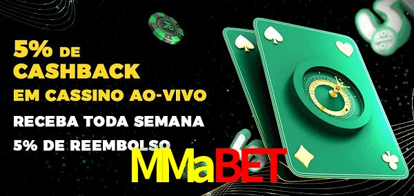Promoções do cassino ao Vivo MMabet